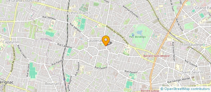 localisation de l'entreprise SCI DU BROUSSE  BORDEAUX