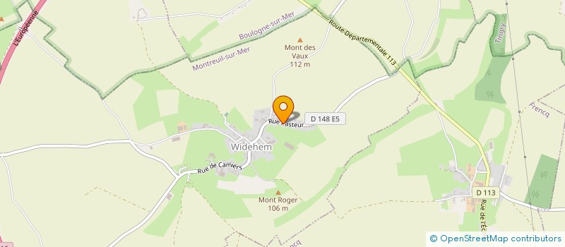 localisation de l'entreprise SCI DU BROUTAIL  WIDEHEM