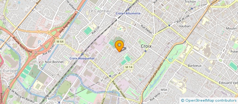 localisation de l'entreprise SCI DU BRUN PAIN à CROIX