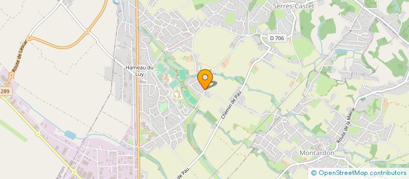 localisation de l'entreprise SCI DU BRUSCOS à SERRES-CASTET