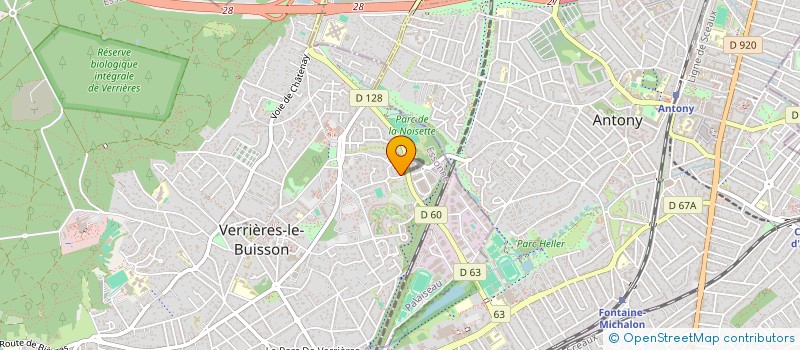 localisation de l'entreprise SCI DU BUA  VERRIERES-LE-BUISSON