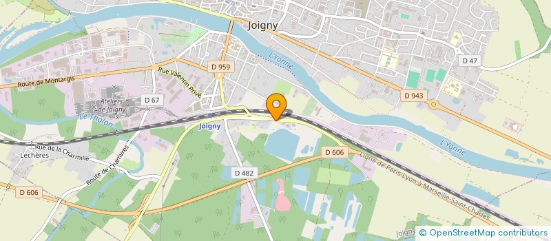 localisation de l'entreprise SCI DU BUFFLE à JOIGNY