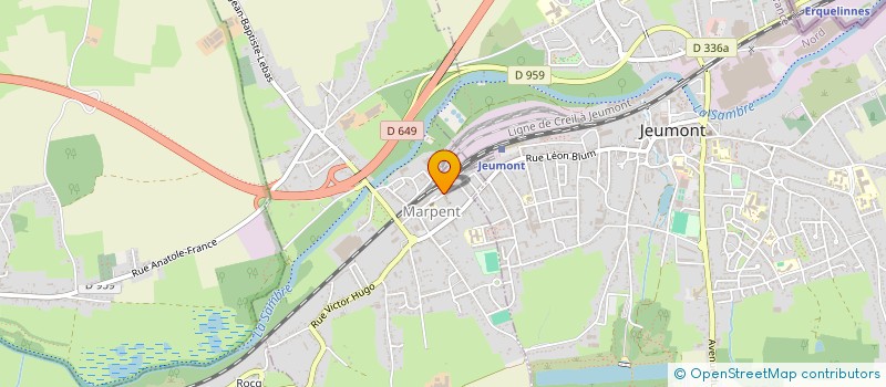 localisation de l'entreprise SCI DU BUIRON  MARPENT