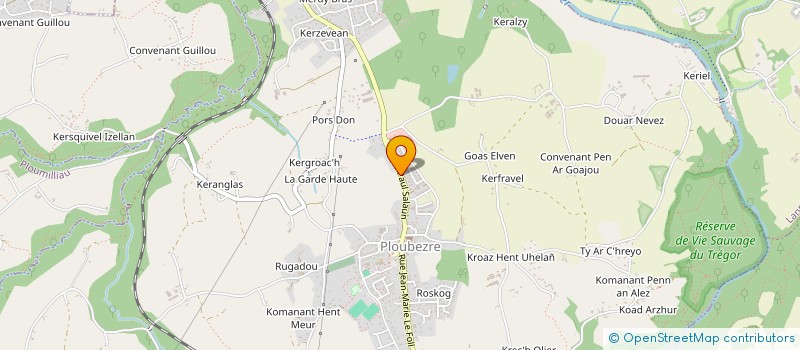 localisation de l'entreprise SCI DU BUIS  PLOUBEZRE