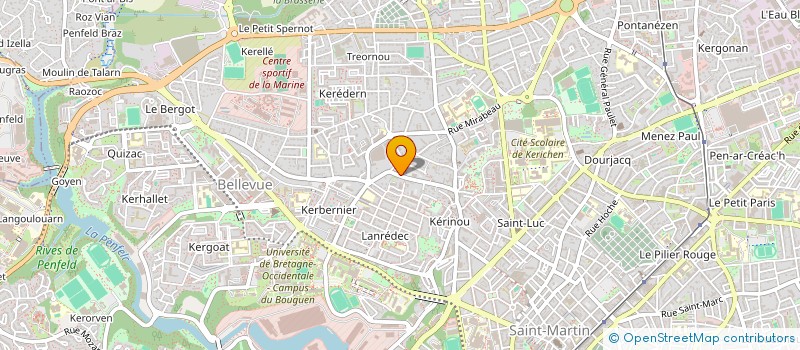 localisation de l'entreprise SCI DU BUIS  BREST