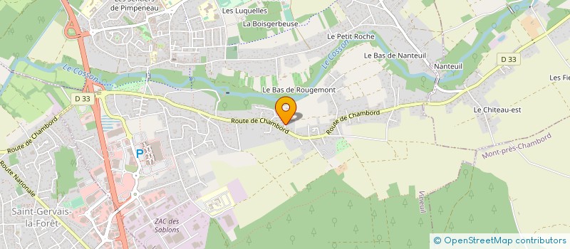 localisation de l'entreprise SCI DU BUISSON à VINEUIL