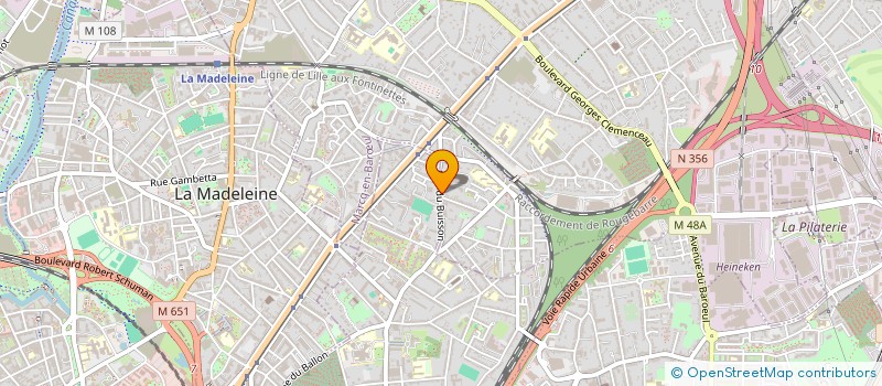 localisation de l'entreprise SCI DU BUISSON à MARCQ-EN-BARŒUL