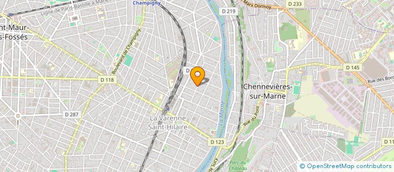 localisation de l'entreprise SCI DU BUISSON  PONTAULT-COMBAULT
