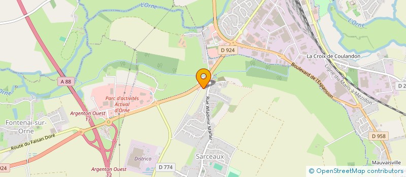 localisation de l'entreprise SCI DU BUISSON à SARCEAUX
