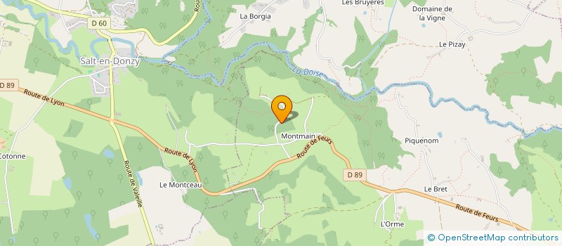 localisation de l'entreprise SCI DU BUISSON  SAINT-BARTHELEMY-LESTRA