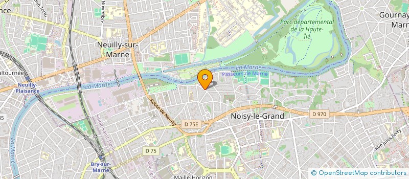 localisation de l'entreprise SCI DU BUISSON  NOISY-LE-GRAND
