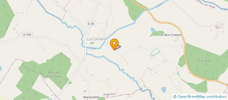 localisation de l'entreprise SCI DU BUISSON à GOUFFERN EN AUGE