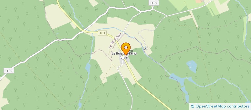 localisation de l'entreprise SCI DU BUISSON  VILLIERS-SAINT-BENOIT