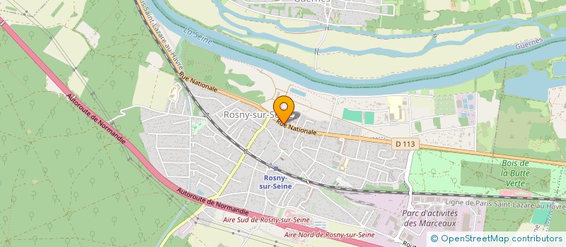 localisation de l'entreprise SCI DU BUISSON CREUX  ROSNY-SUR-SEINE