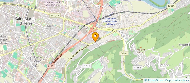 localisation de l'entreprise SCI DU BUISSON ROUGE  SAINT-MARTIN-D'HERES