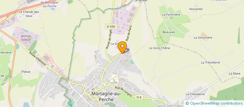 localisation de l'entreprise SCI DU BUT à MORTAGNE-AU-PERCHE