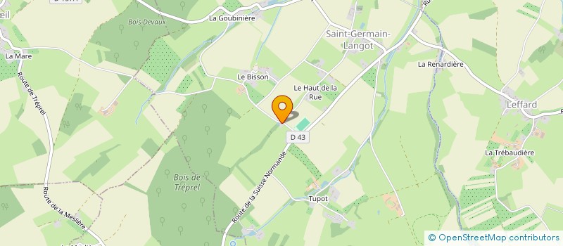 localisation de l'entreprise SCI DU C.T.P.N.  SAINT-GERMAIN-LANGOT