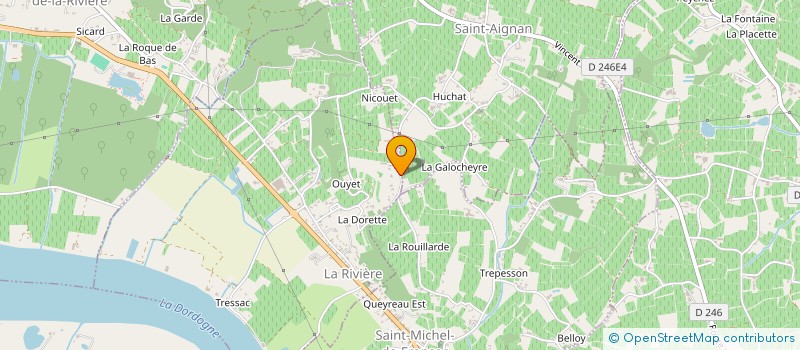 localisation de l'entreprise SCI DU CABANON  LA RIVIERE