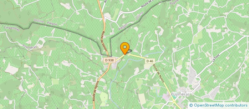 localisation de l'entreprise SCI DU CABANON  PUYMERAS