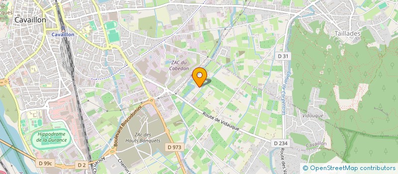 localisation de l'entreprise SCI DU CABEDAN  CAVAILLON