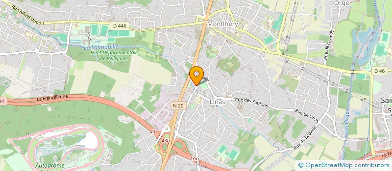 localisation de l'entreprise SCI DU CABINET DE LINAS à LINAS