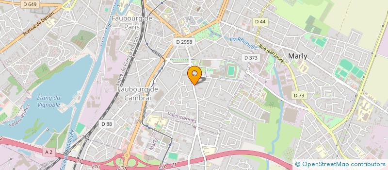 localisation de l'entreprise SCI DU CABINET DE PSYCHOMOTRICITE  VALENCIENNES