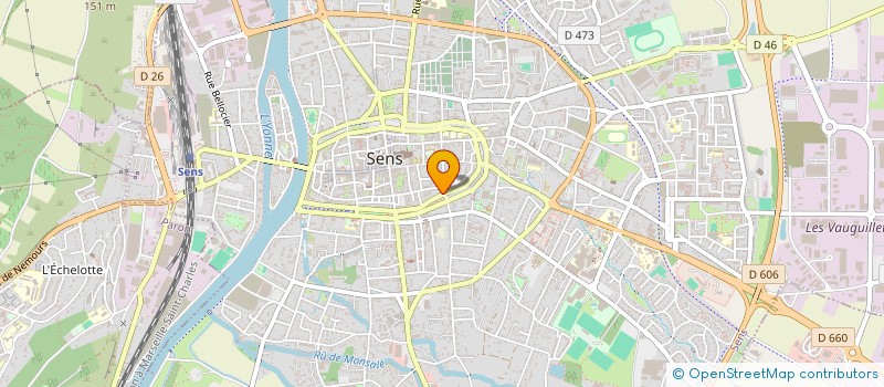localisation de l'entreprise SCI DU CABINET DE RHUMATOLOGIE  SENS