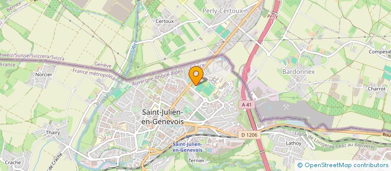 localisation de l'entreprise SCI DU CABINET DES 2 LACS  SAINT-JULIEN-EN-GENEVOIS