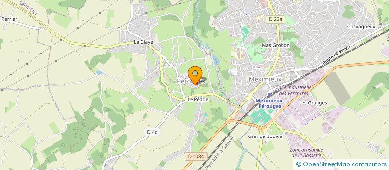 localisation de l'entreprise SCI DU CABINET MEDICAL DE CHALAMONT  PEROUGES