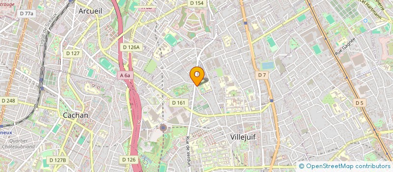 localisation de l'entreprise SCI DU CABINET MEDICAL DU PLATEAU à VILLEJUIF