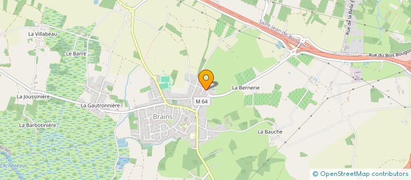 localisation de l'entreprise SCI DU CABINET MEDICAL JULES VERNE  BRAINS