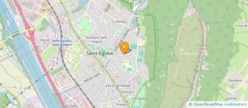 localisation de l'entreprise SCI DU CACHON  SAINT-EGREVE