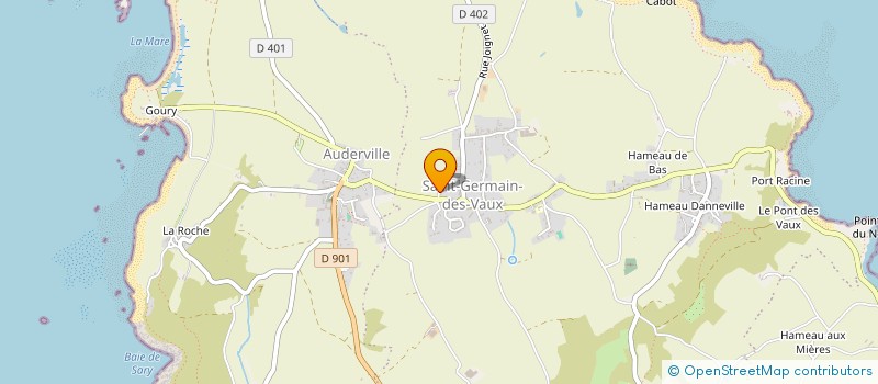 localisation de l'entreprise SCI DU CADET  LA HAGUE