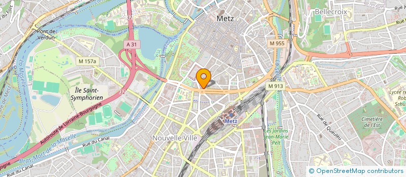 localisation de l'entreprise SCI DU CADRAN  METZ