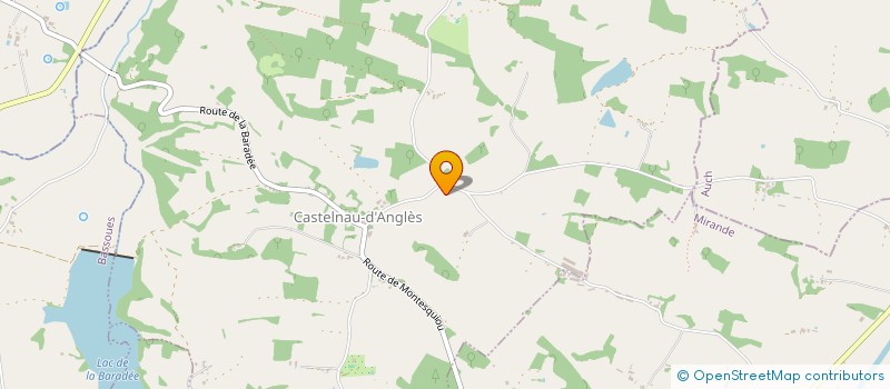 localisation de l'entreprise SCI DU CADRAN  MONTESQUIOU