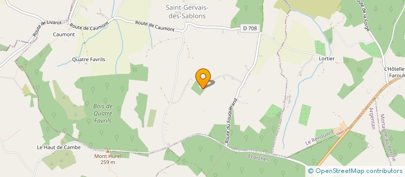 localisation de l'entreprise SCI DU CADRAN à GOUFFERN EN AUGE