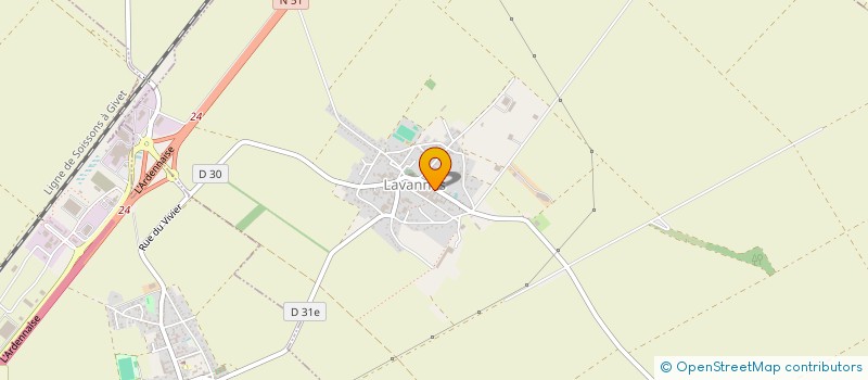 localisation de l'entreprise SCI DU CADRAN SAINT PIERRE  LAVANNES