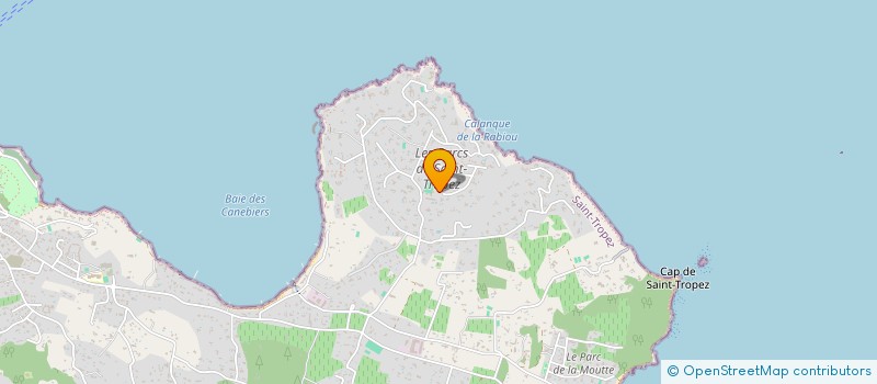 localisation de l'entreprise SCI DU CADRAN SOLAIRE à SAINT-TROPEZ