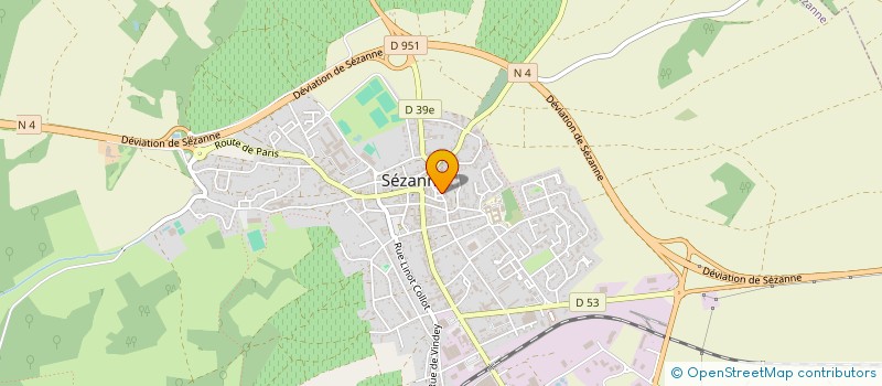 localisation de l'entreprise SCI DU CADRAN SOLAIRE à SEZANNE