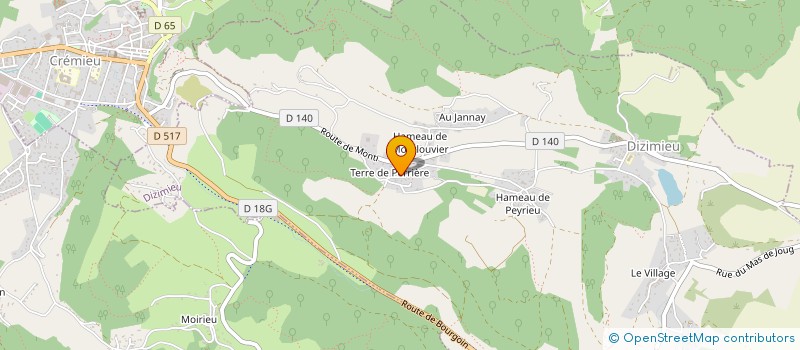 localisation de l'entreprise SCI DU CADRAN SOLAIRE  DIZIMIEU