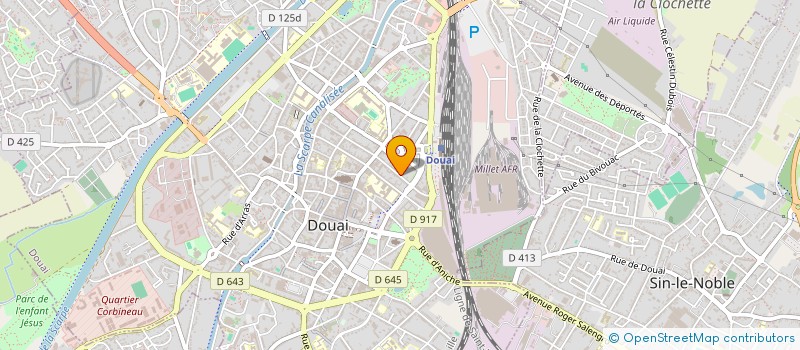 localisation de l'entreprise SCI DU CADRE NOIR à DOUAI