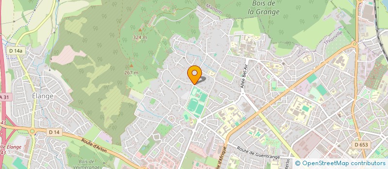 localisation de l'entreprise SCI DU CADUCEE à THIONVILLE