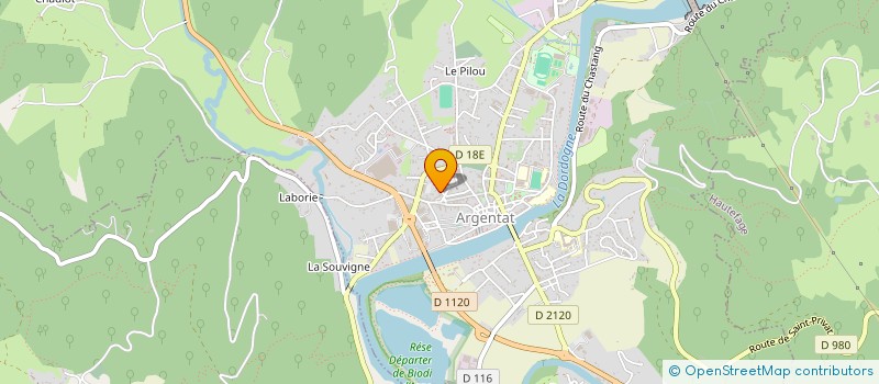 localisation de l'entreprise SCI DU CADUCEE à ARGENTAT-SUR-DORDOGNE