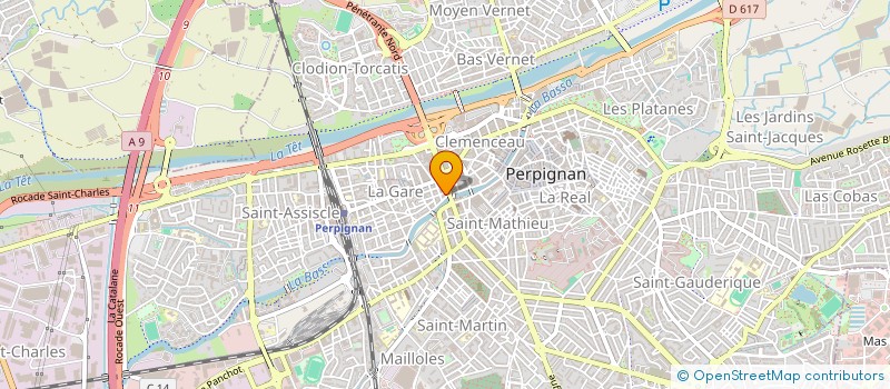 localisation de l'entreprise SCI DU CADY  PERPIGNAN