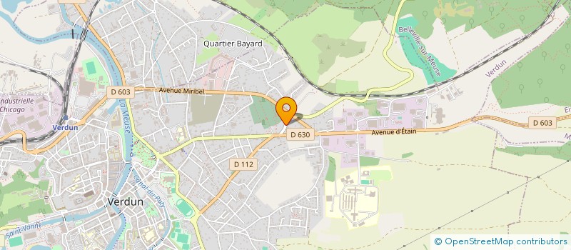 localisation de l'entreprise SCI DU CAFE DE LA GARE à VERDUN
