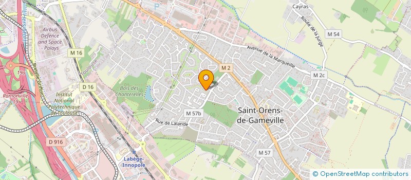 localisation de l'entreprise SCI DU CAGIRE  SAINT-ORENS-DE-GAMEVILLE