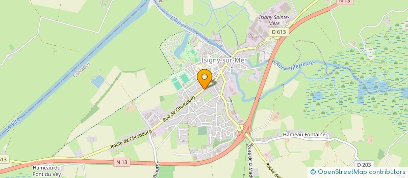 localisation de l'entreprise SCI DU CAIEU  ISIGNY-SUR-MER