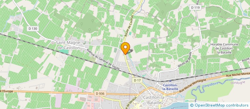 localisation de l'entreprise SCI DU CAILLOU  SAINT-MAGNE-DE-CASTILLON