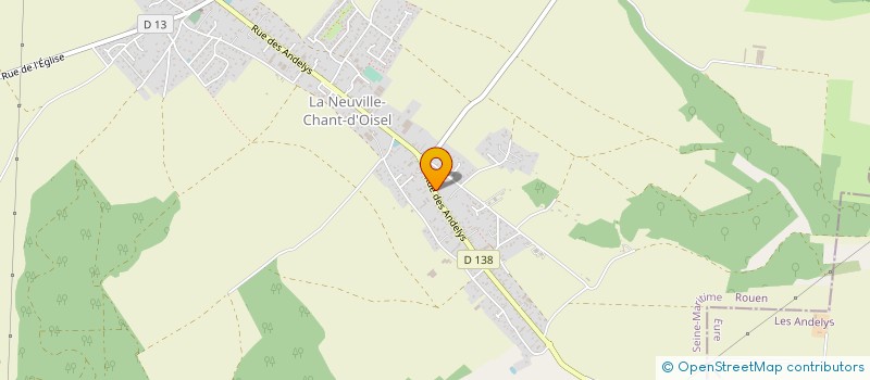 localisation de l'entreprise SCI DU CAILLY  LA NEUVILLE-CHANT-D'OISEL