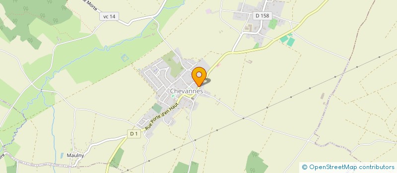 localisation de l'entreprise SCI DU CAIRE  CHEVANNES